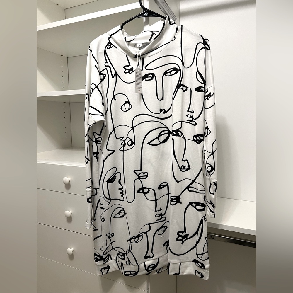 Graphic Patterned Dress